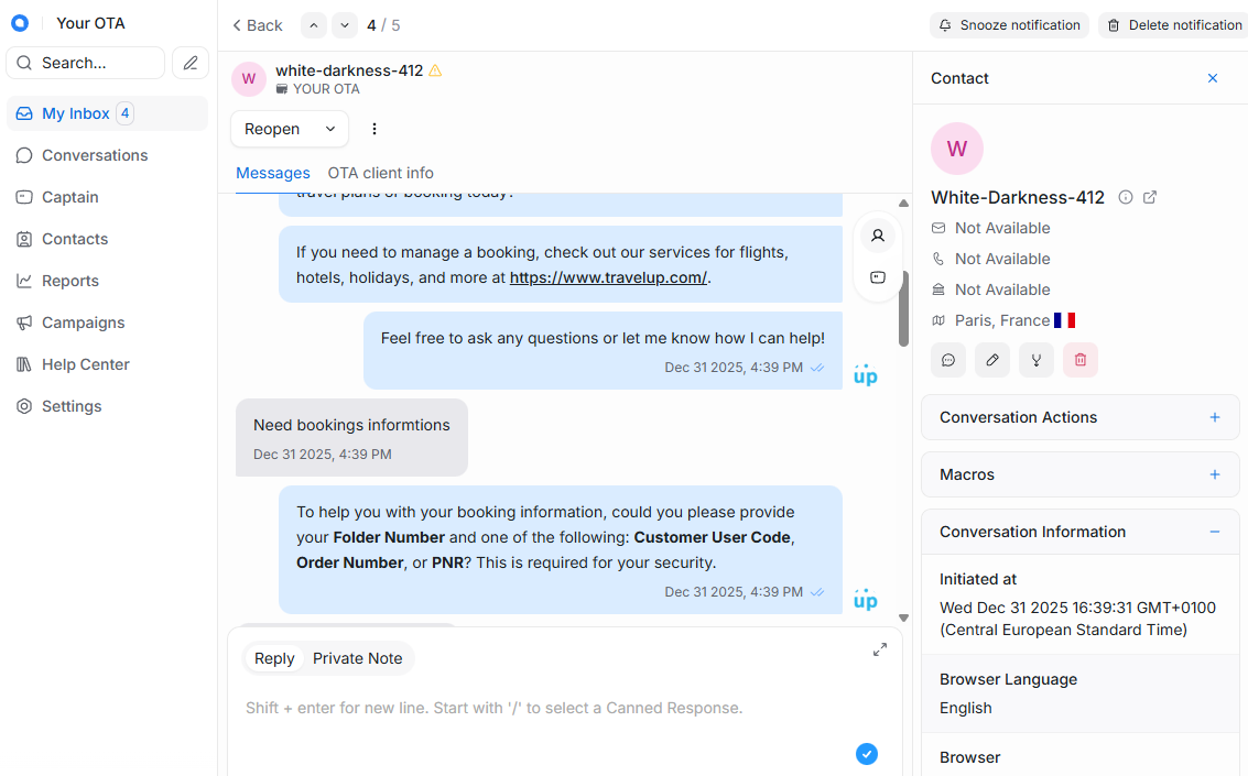 erenai-customer-support